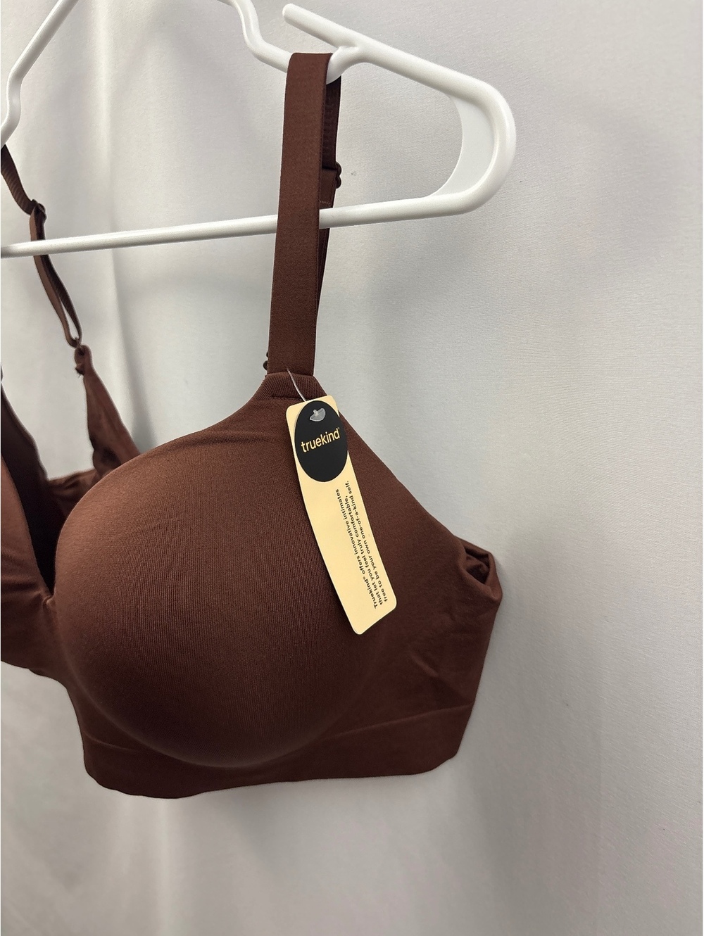 TrueKind 3XL Brown Wireless Bra Supportive Comfort Shaping Brand New NWT - Picture 2 of 7